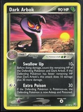 Dark Arbok 29/109 EX Team Rocket Returns 2004 Pokémon Card