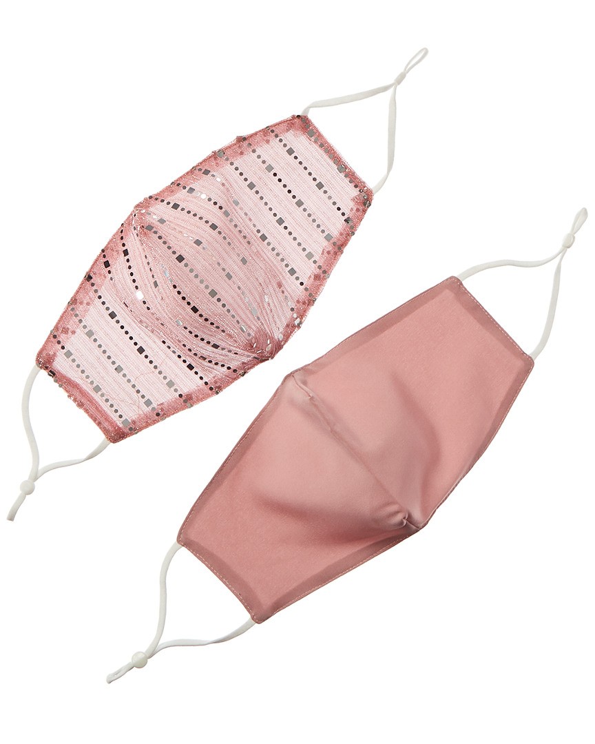 Marcus Adler Set Of 2 Cloth Face Masks Womens Pink 2090₽