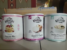 3  Mountain House/Augason Farms Freeze Dried Food #10 Emergency Camping  Lot #79