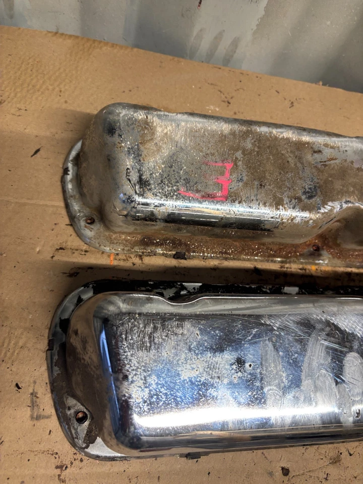 Ford F150 Bronco 1979 1985 1991 1994 1995 5,0 302 bloque pequeño cubierta de válvula cubiertas Foto 2 de 4