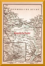 Swinem&uuml;nde +alter Plan von 1902+ winoujcie,Usedom,Wollin,Polen,Stettin,Vineta