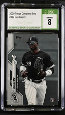 2020 Topps Complete Sets Luis Robert #392 RC Rookie Card CSG 9 Parallel Card 