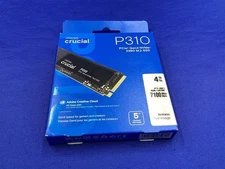CT4000P310SSD8 Crucial P310 4TB M.2 2280 PCIe Gen 4x4 NVMe Internal SSD NEW