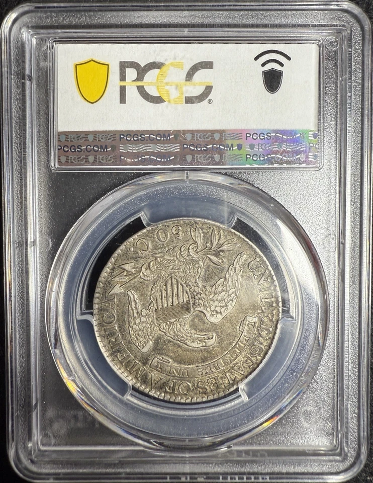 1826 Capped Bust Half Dollar 50C – PCGS VF35 – Certified Silver Classic! - Image 2 of 4