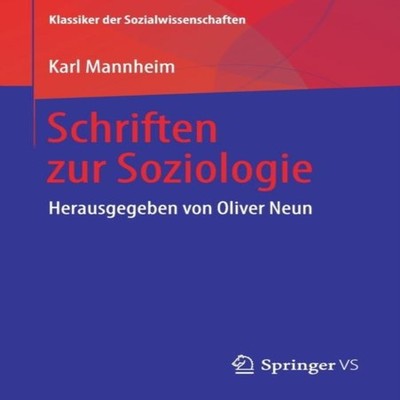 Schriften zur Soziologie Herausgegeben von Oliver Neun Springer N