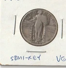 1929 S Standing Liberty Quarter (VG)