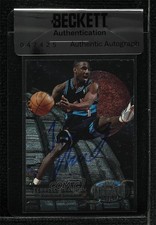 BAS 1997-98 Metal Universe Terrell Brandon #25 Seal of Authenticity Auto 3c7