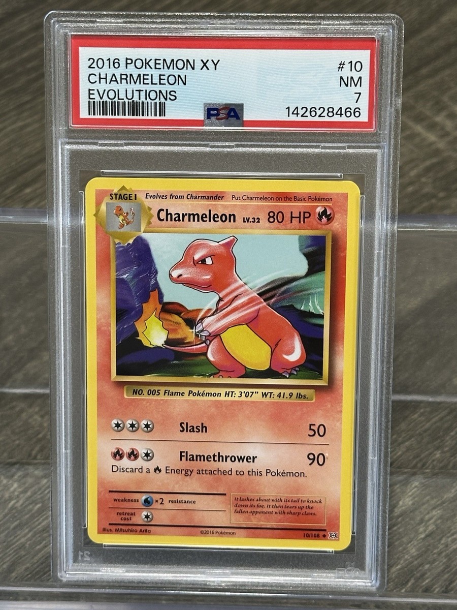 2016 charmeleon pokemon card value (10) XY Evolutions so its a nice find for completing your set or building a Fire Charmeleon [Reverse Holo] #10 Prices