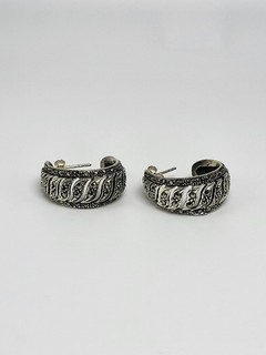 Silber 925 Ohrschmuck Mit Markasit Stein Elegant