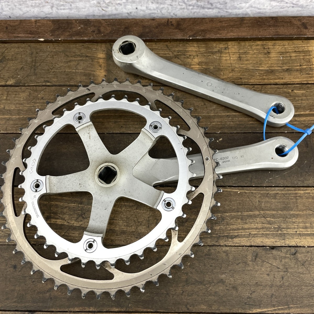 Vintage Shimano 600 FC-6207 Crankset 170mm Japan 52/40T Road Bike
