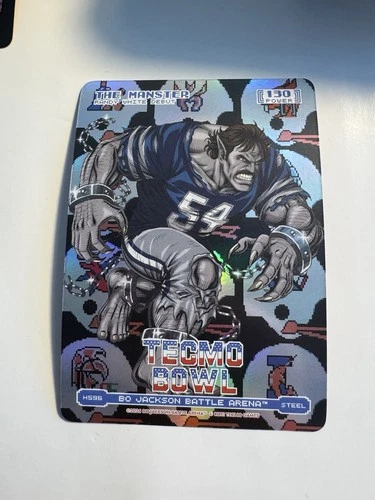 2026 Bo Jackson Battle Arena Tecmo Bowl The Manster Helmets Battlefoil SP