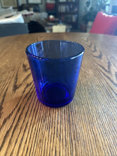 Vintage LIBBEY Cobalt Blue OLD FASHIONED On the Rocks GLASSES Set Of 3 - Picture 11 of 15