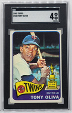 1965 Topps #340 Tony Oliva All-Star Rookie Card - SGC 4 VG-EX, Minnesota Twins. rookie card picture