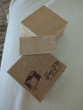 Vintage Salt Pepper Box Tiny TV  Original Box & Instructions  BOX only