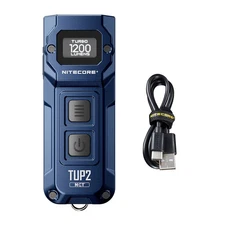 Nitecore TUP2 (TUP 2) 1200 Lumen MCT Rechargeable Keychain EDC Flashlight (BL)