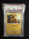 2017 P.M. SM BLACK STAR PIKACHU-HOLO PROMO-S.L. PIN COLLECTION #SM76 PSA 8