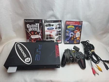 SONY PLAYSTATION 2 PS2 SCPH-3001 CONSOLE W/CONTROLLER AV CABLE TESTED WORKING