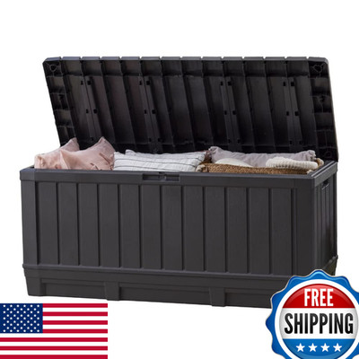 Keter Kentwood 92 Gallon Resin Deck Box-Organization And Storage For Patio