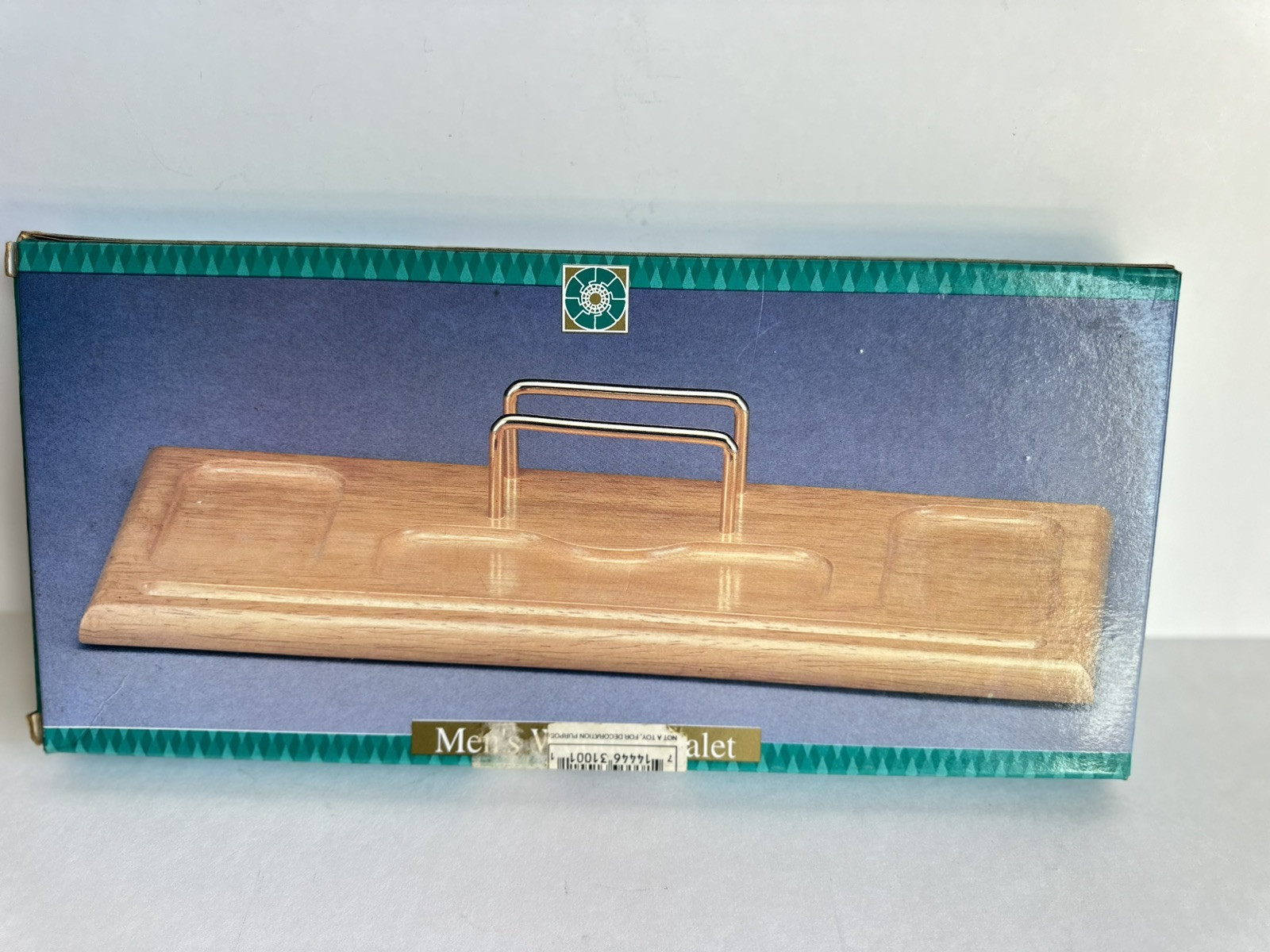 Vintage MCM Wood Dresser Valet Organizer for Men - Swank Brown #16  