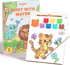Jar Melo Paint with Water Books for Toddlers, Mess Free Watercolor Painting Acti
