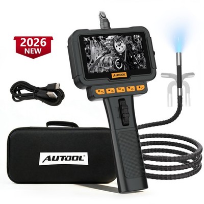 Industrial Endoscope Camera Borescope Inspection Camera 4.3'' Screen 210° 1080P