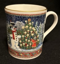 Royal Worcester CHRISTMAS TALES SNOWMAN Mug #...