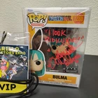 Dragon Ball Bulma Funko Pop #1286 FYE Signed Tiffany Vollmer w/ VIP Pass