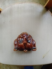 dog face ornament. Unusual and unique style