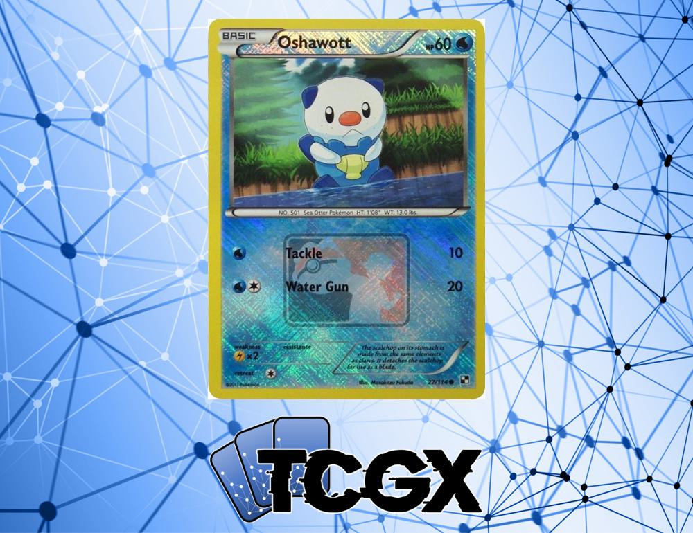 Pokemon - Oshawott -  (League Promo) - 027/114 - League & Championship NM