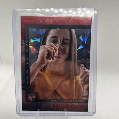 #ad 2025 Panini Caitlin Clark Chronicled Life Style Caitlin Clark #51 Red Cracked $6.99
