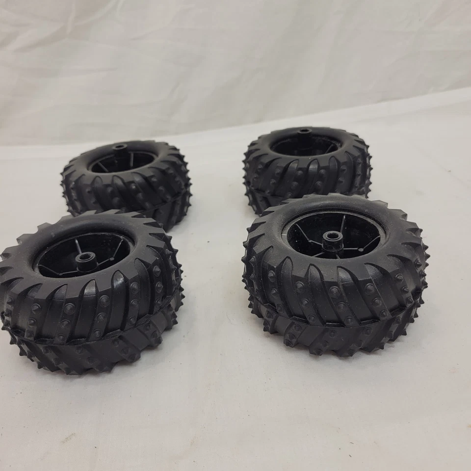 New Bright Ford F-150 4x4 RC Truck Crawler Wheels Lot of 4 Front & Back 3.5" - Image 4 of 4