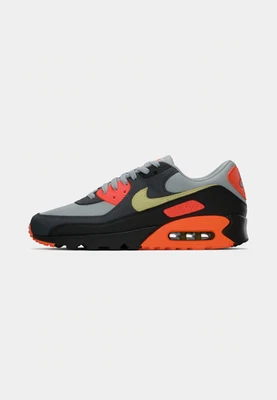 Nike Air Max 90 Schwarz Rot Grau Sneaker Herren Größe 41 42 42,5 44,5