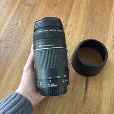 Canon EF 75-300mm f/4-5.6 III USM Telephoto Zoom Exc Condition W Hood | Fast Del
