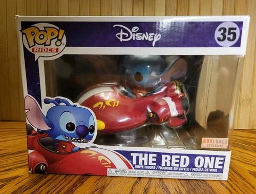 Disney Rides Lilo & Stitch The Red One #35 Box Lunch Exclusive Retired Funko Pop