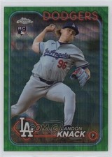2024 Topps Chrome Update Green Wave Refractor 61/99 Landon Knack #USC176 07sf