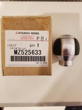 Genuine Mitsubishi Lancer Evo 10 08-15 Shift Knob Leather Aluminum Mz525633