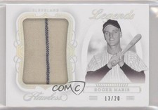 2020 Panini Flawless Legends Jumbo Materials 13/20 Roger Maris #LJM-RM 6fs