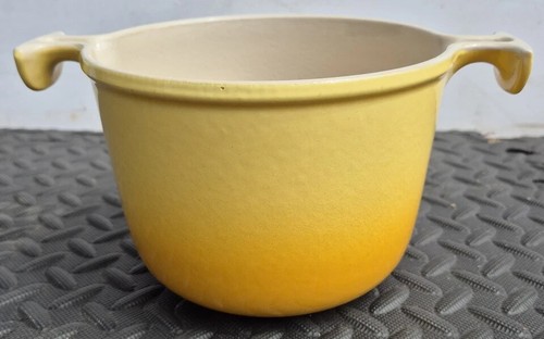 Vintage Le Creuset Cast Iron Enamel Coated Fondue Veg Pot Casserole Dish Cooking - Picture 32 of 36