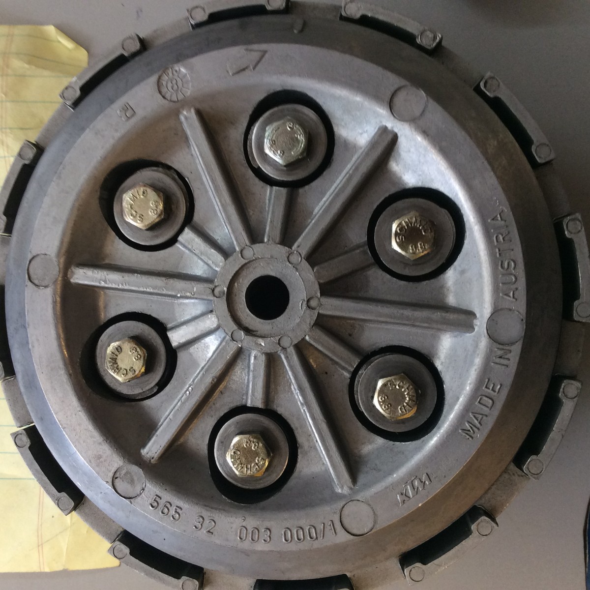 1987 KTM 250MX / EXC / GS Clutch Assembly Complete With Plates
