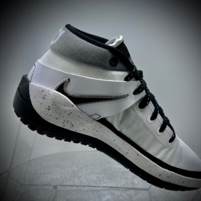 Nike KD13 TB Pure Platinum White Sneakers CK6017 100 Men display picture 2