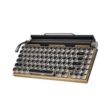 Retro Typewriter Keyboard Wireless Mechanical Keyboard, 83-Key Blue Switches ...
