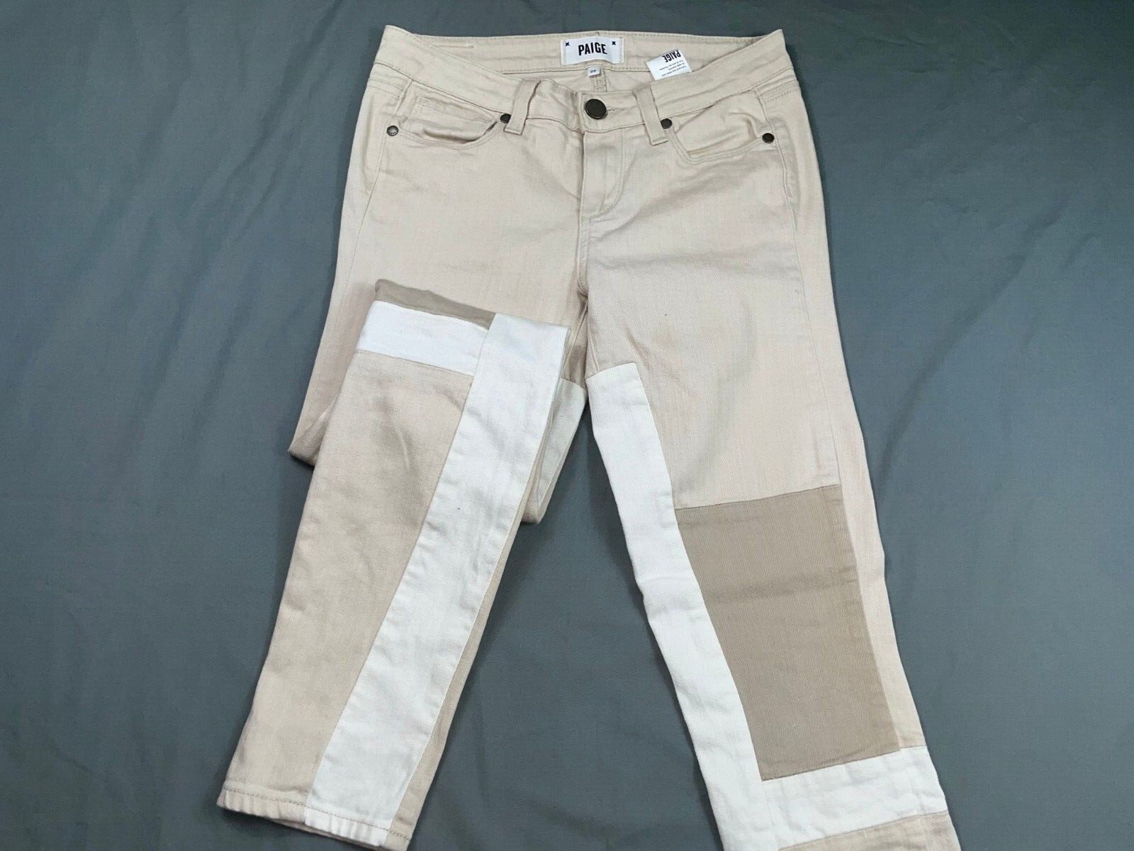 Paige Serenity Lightweight Patchwork Stretch Skin… - image 1