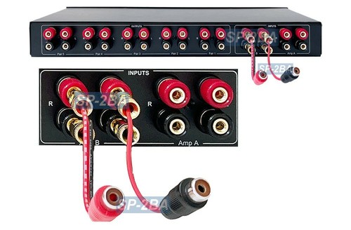 Adaptador de sonido RCA enchufe de altavoz plátano para receptor de amplificador - Imagen 4 de 4
