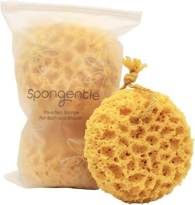 SUNLITE SPORTS Exfoliating 2-Texture Loofah Sponge Ultra Soft, for Bath and Shower