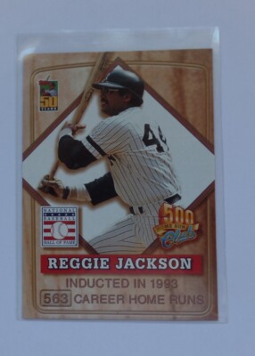 REGGIE JACKSON 2001 TOPPS / POST 500 Home Run Club BASEBALL CARD
