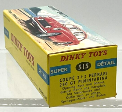 Dinky Toys France 515 – Ferrari 250 GT Coupé Rouge – Boîte D'origine