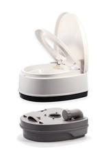Portable Toilet Hunting Camping Travel Boat RV Porta Potty Seat Chair Flushing