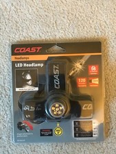 Coast LED Headlamp - Hands Free Lighting ..w/ hinged attachment to position beam
