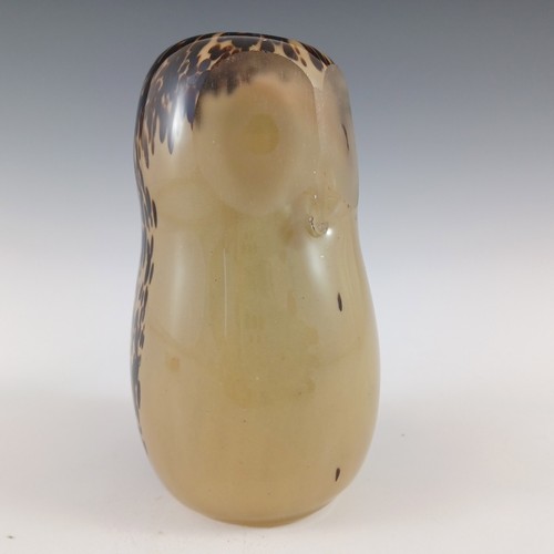 MARKED Wedgwood Speckled Glass Owl Paperweight RSW140 - Picture 3 of 7