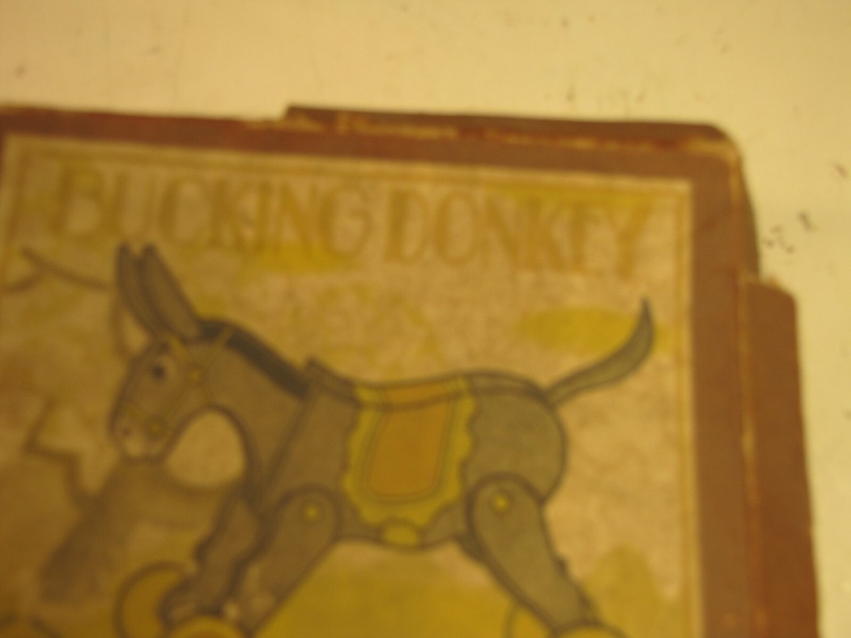 Vintage Made in Japan Bucking Donkey Wind Up Toy, original box | eBay